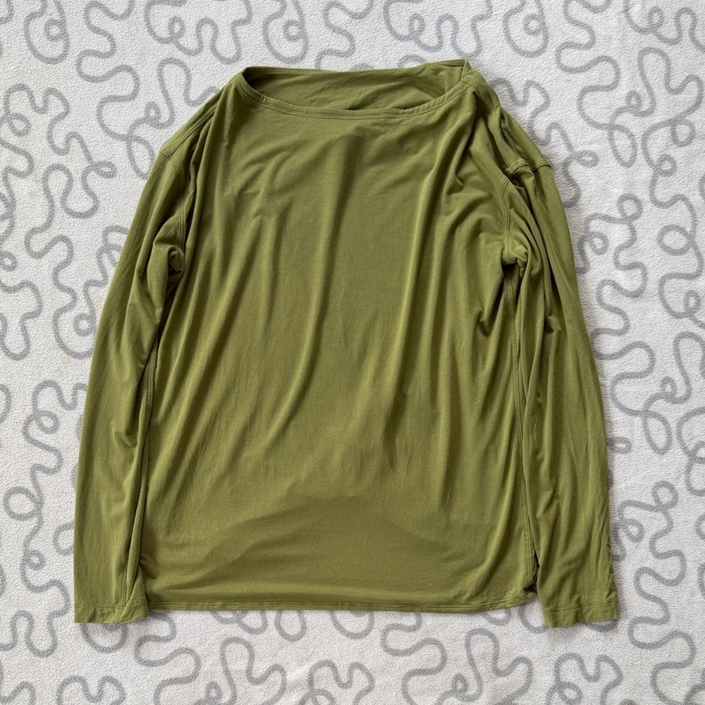 Lululemon Modal-Blend Open-Back Long Sleeve Shirt